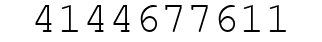 Number 4144677611.