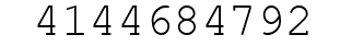 Number 4144684792.