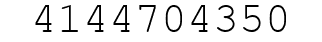 Number 4144704350.