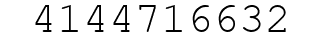 Number 4144716632.