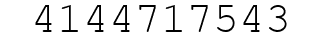 Number 4144717543.