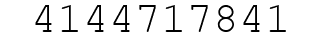 Number 4144717841.