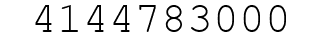 Number 4144783000.