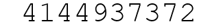 Number 4144937372.