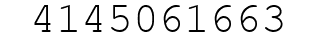 Number 4145061663.