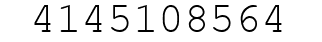 Number 4145108564.