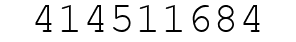 Number 414511684.