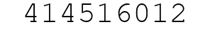 Number 414516012.