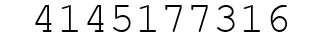 Number 4145177316.