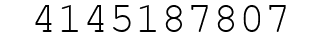 Number 4145187807.