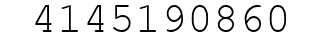 Number 4145190860.