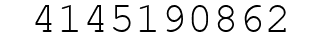 Number 4145190862.