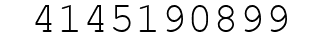 Number 4145190899.