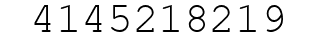 Number 4145218219.