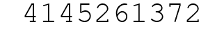 Number 4145261372.