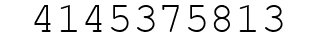 Number 4145375813.