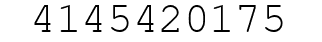 Number 4145420175.