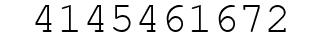 Number 4145461672.