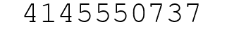 Number 4145550737.