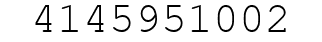 Number 4145951002.