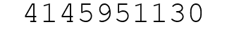 Number 4145951130.
