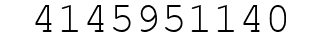 Number 4145951140.