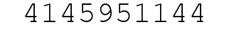 Number 4145951144.