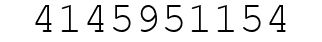 Number 4145951154.