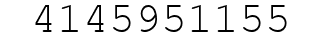 Number 4145951155.