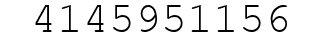 Number 4145951156.