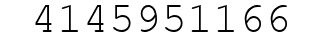 Number 4145951166.