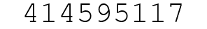 Number 414595117.