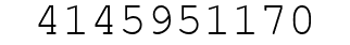 Number 4145951170.
