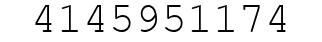 Number 4145951174.