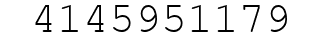 Number 4145951179.
