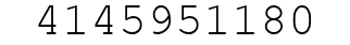 Number 4145951180.