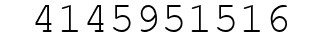 Number 4145951516.