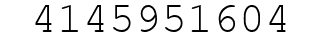 Number 4145951604.