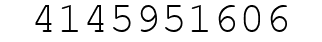 Number 4145951606.