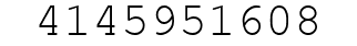 Number 4145951608.