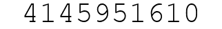 Number 4145951610.