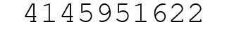 Number 4145951622.