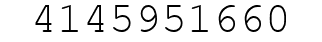 Number 4145951660.