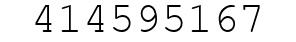 Number 414595167.