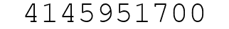 Number 4145951700.