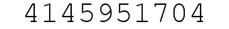 Number 4145951704.