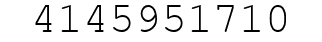 Number 4145951710.