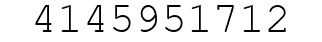 Number 4145951712.