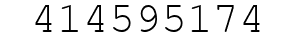 Number 414595174.