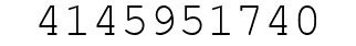 Number 4145951740.